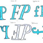 monogramletters bewerkt